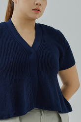 Knitted Fit And Flare Top